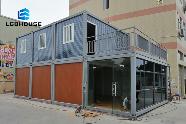 20ft container for two floor container house