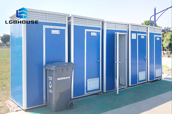 wholesale High quality Cheap Mini modular mondo moulded prefab container public mobile portable toilet