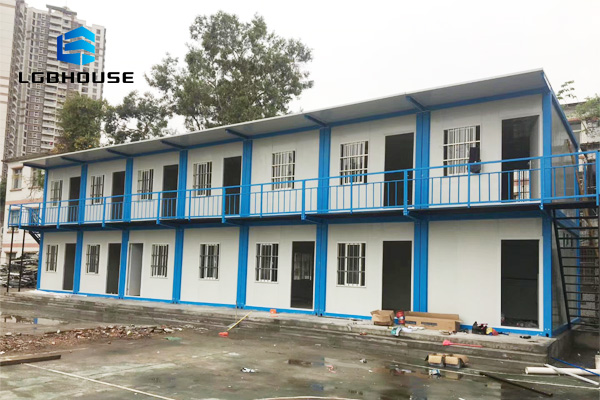 cheap mobile container homes/ Hospital/Labor worker camp/ modular apartment prefab luxury container house